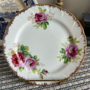 SOLD LOCALLY Floral Porcelain 8inch Plate